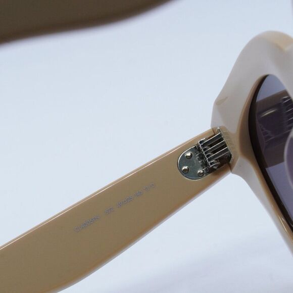 NEW CELINE CL4005FN 57Z BEIGE/SMOKE SUNGLASSES - Picture 7 of 11